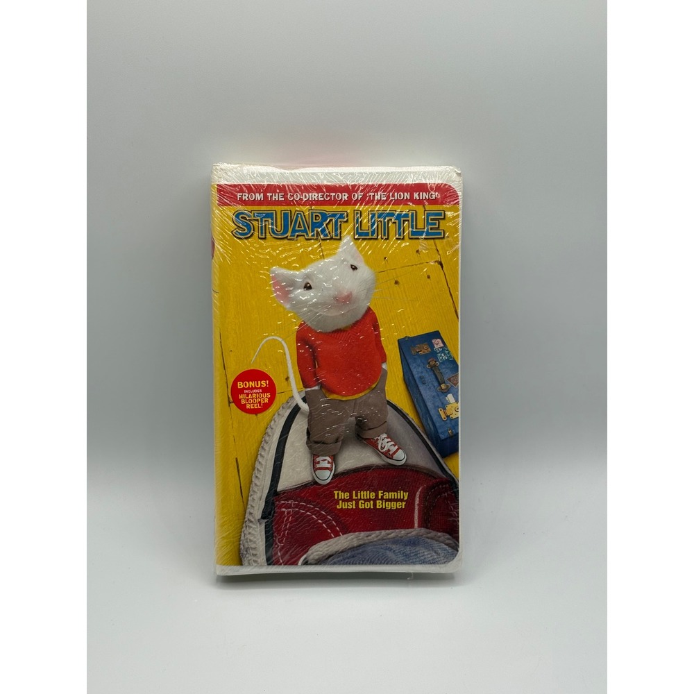 Stuart Little VHS 1999 Movie New Sealed Clamshell Michael J Fox Geena Davis